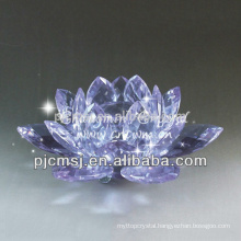 cheap crystal lotus flower for wedding gifts or table decoration 2016